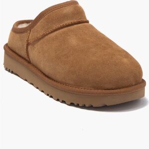 UGG classic micro Chestnut Suede Slippers